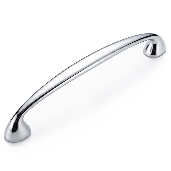 Metal Style Maniglia per Mobili in Zama MOD. 2349/2350 Cromo Lucido